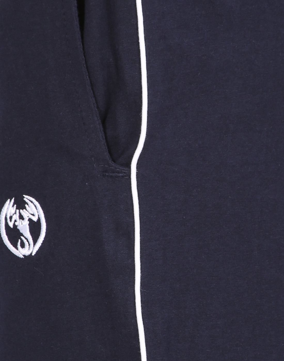 Navy Blue Piping Track Pant -Style #0405