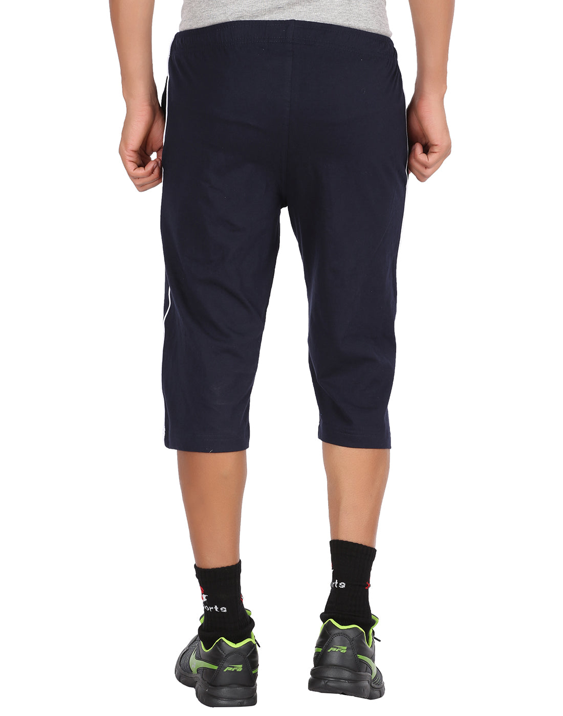 Navy Blue 3/4 Piping Pant -Style #0604