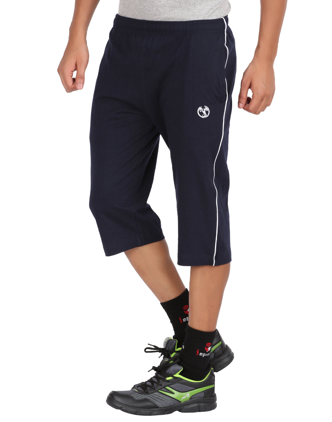 Navy Blue 3/4 Piping Pant -Style #0604