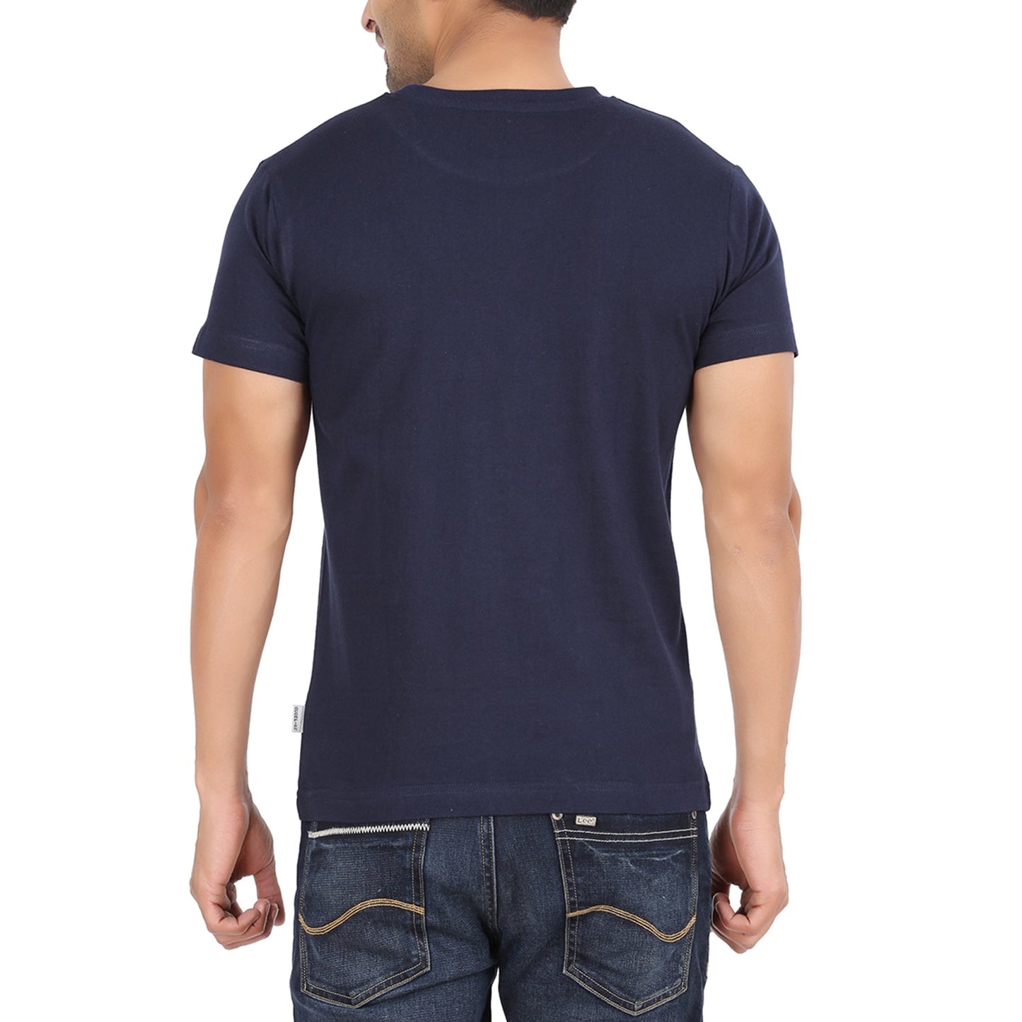 Navy Blue Round Neck Tshirt -Style #0804