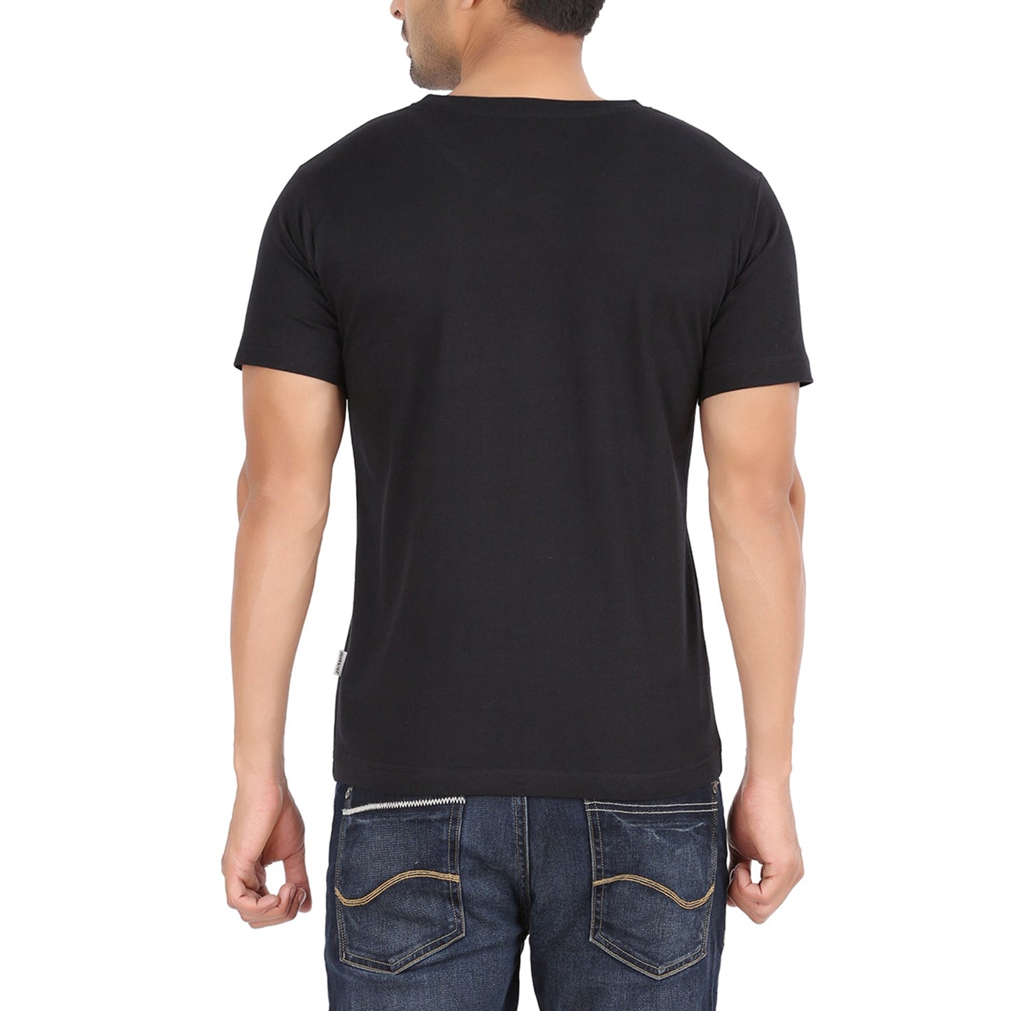 Black V Neck Tshirt -Style #0904