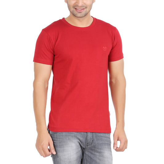 Maroon Round Neck Tshirt -Style #0804