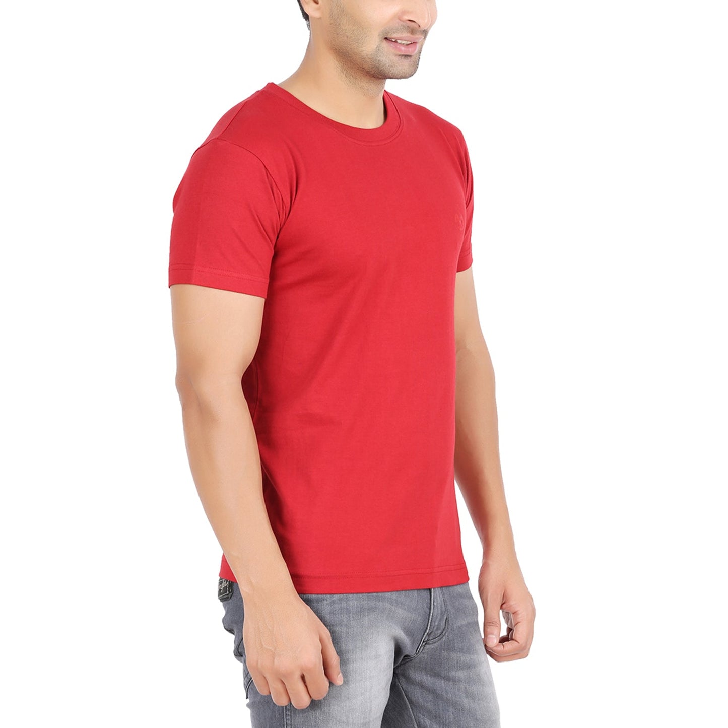 Maroon Round Neck Tshirt -Style #0804
