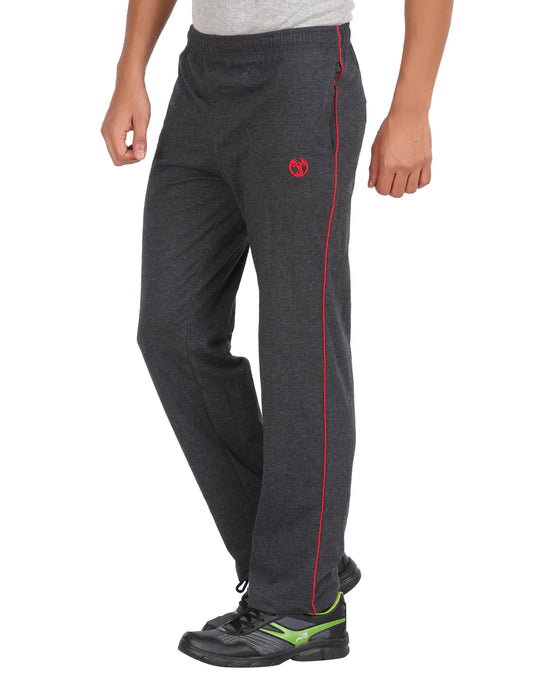 Charcoal Melange Piping Track Pant -Style #0405