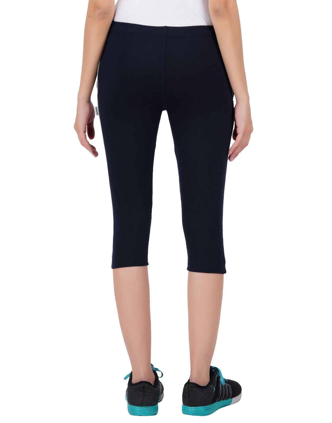 Navy Blue 3/4 Piping Pant -Style #L-0604