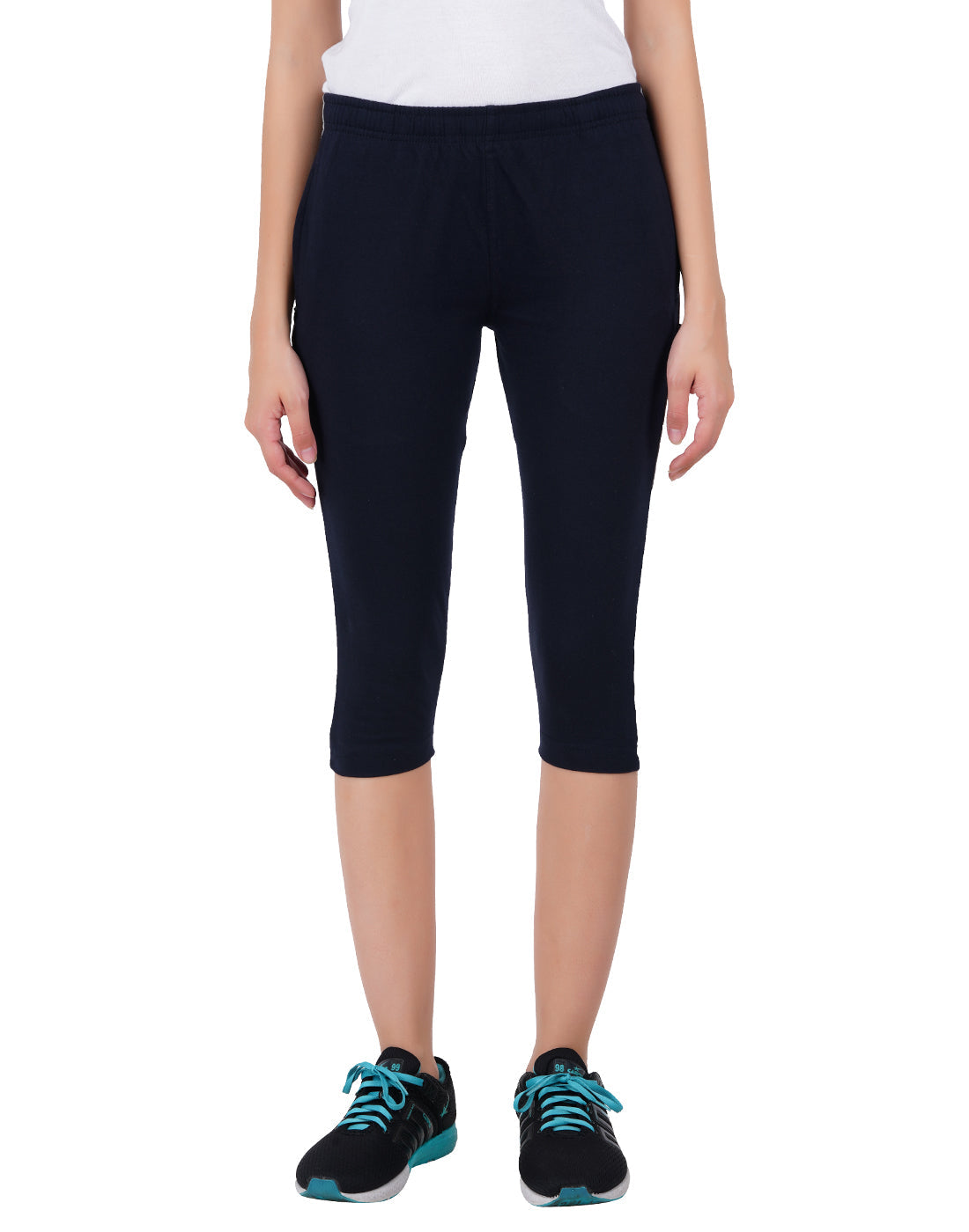 Navy Blue 3/4 Piping Pant -Style #L-0604