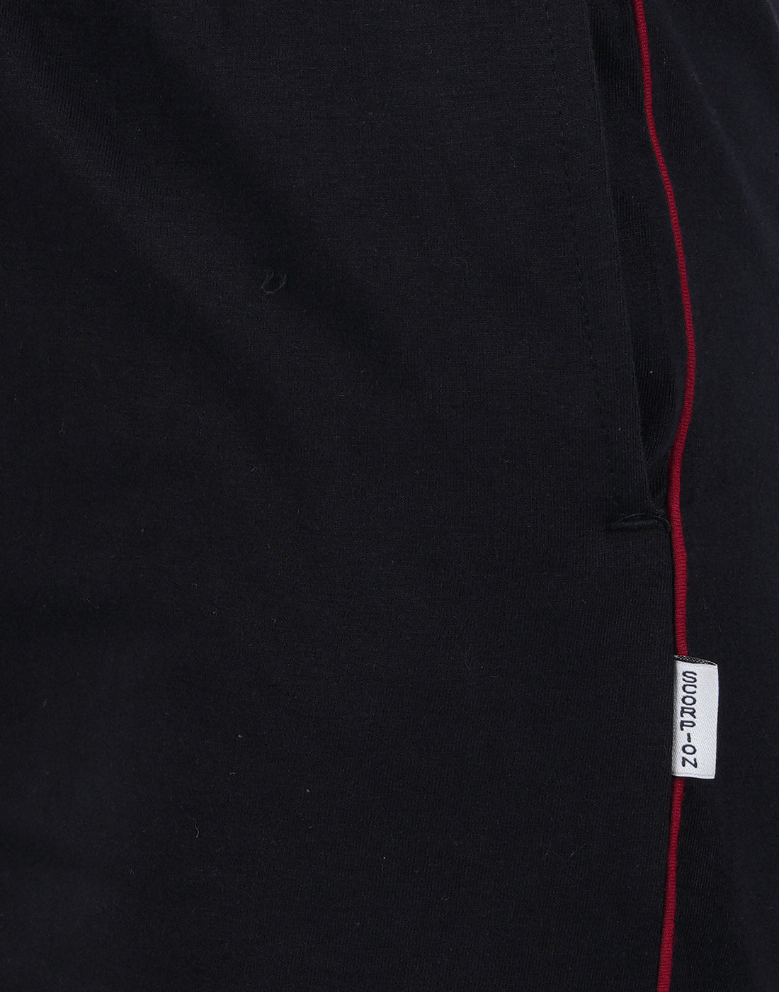 Black Piping Trackpant-Style #L-0405
