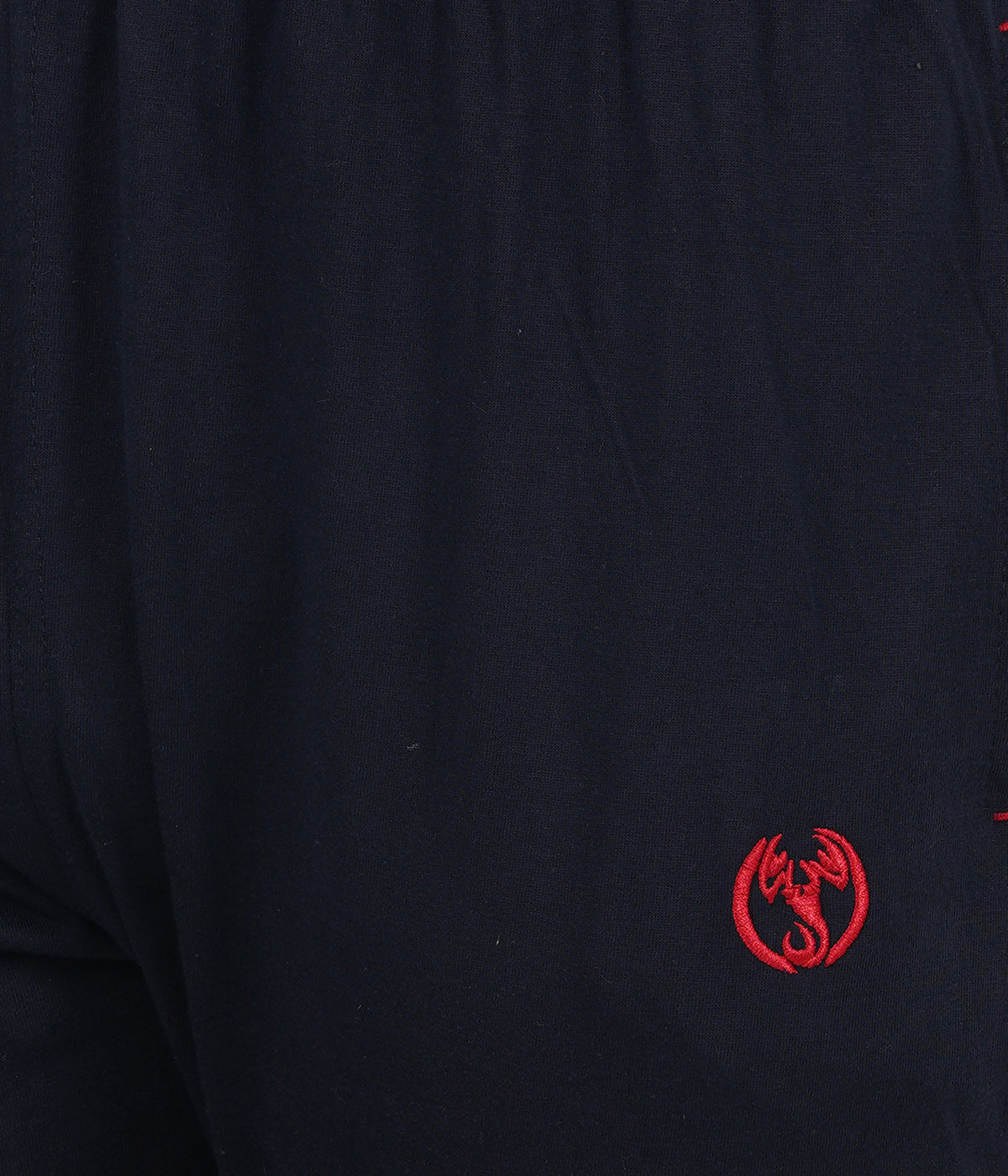 Navy Slim Fit Zipper Trackpant-Style #0408
