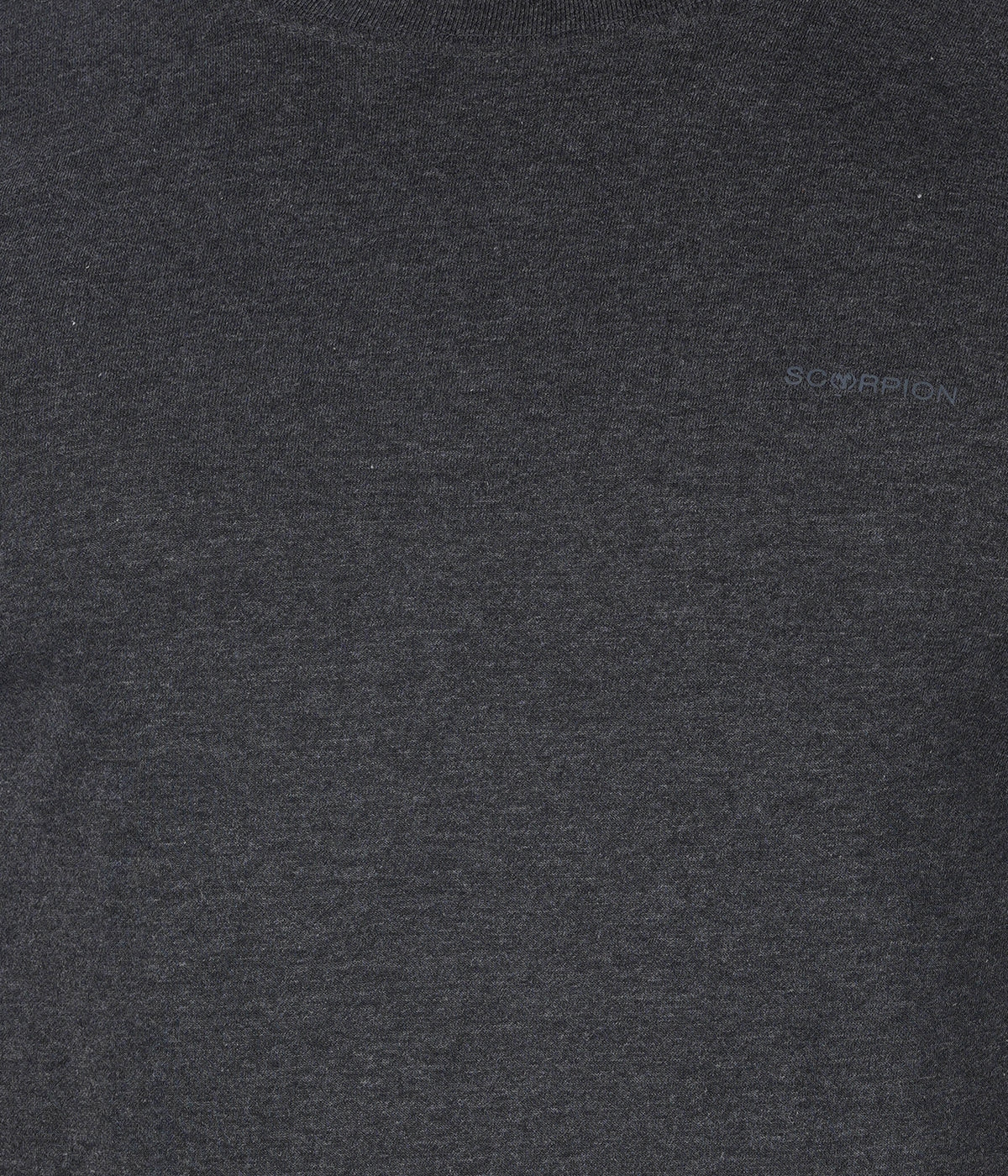 Charcoal Melange Round Neck Tshirt -Style #0804