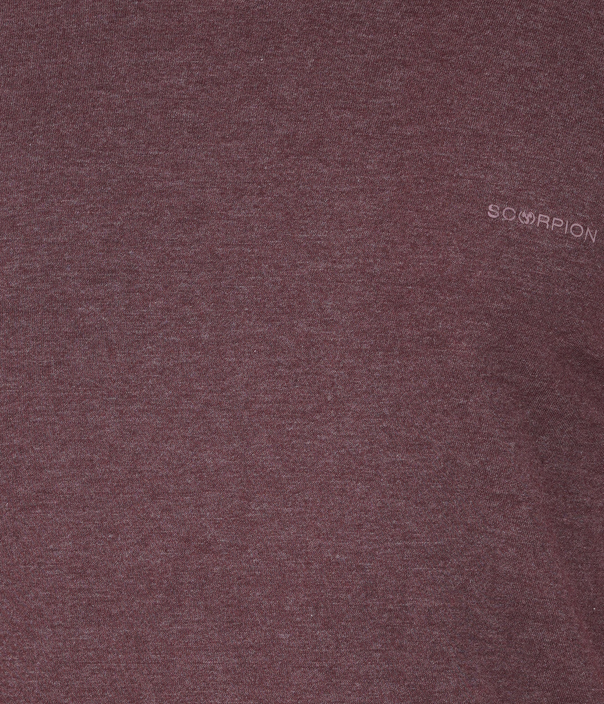 Brown Melange V Neck Tshirt -Style #0904