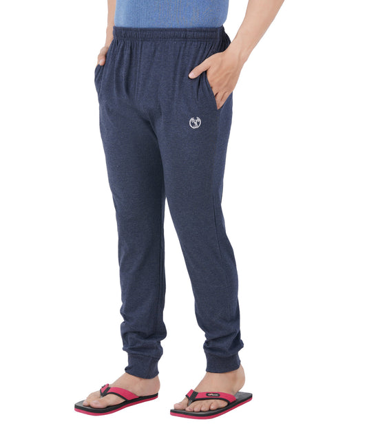Navy Melange Bottom Rib Track Pant- Style #0407
