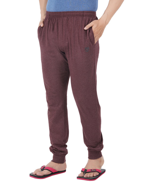 Brown Melange Bottom Rib Track Pant- Style #0407