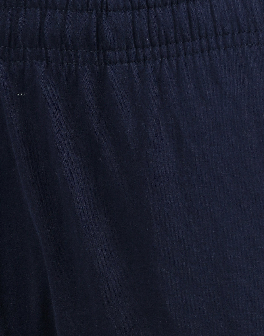 Navy Blue Bottom Rib Zipper Trackpant- Style #L-0407