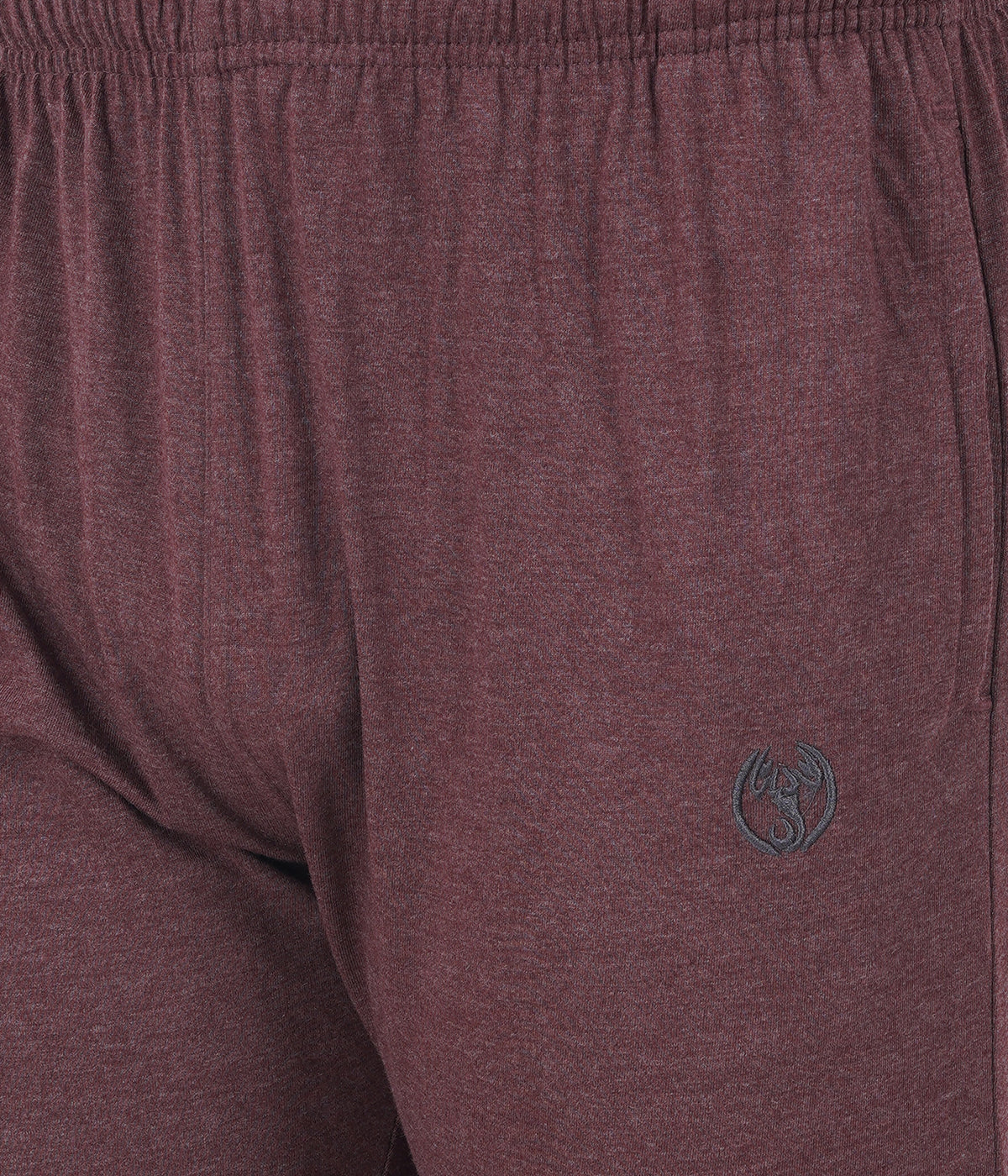 Brown Melange Bottom Rib Track Pant- Style #0407