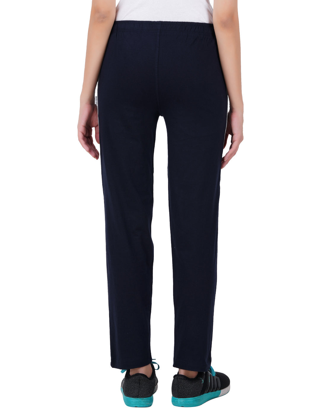Navy Blue Piping Trackpant-Style #L-0405