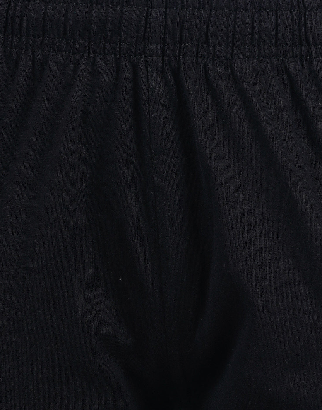 Black Bottom Rib Zipper Trackpant- Style #L-0407