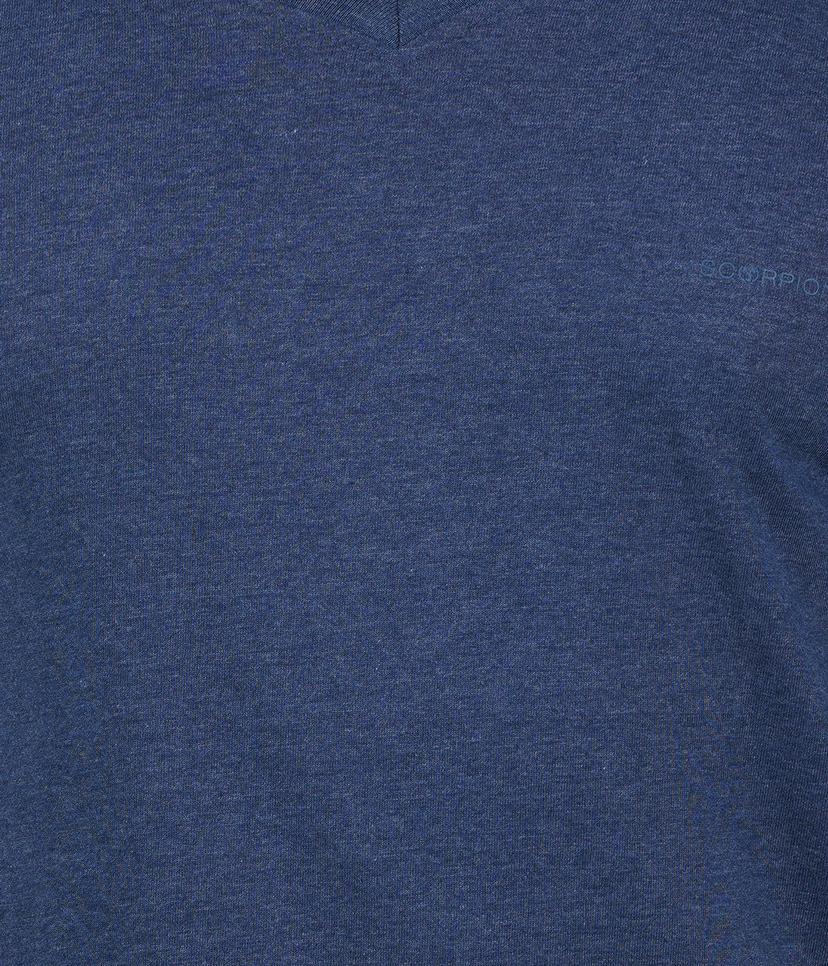 Navy Melange V Neck Tshirt -Style #0904