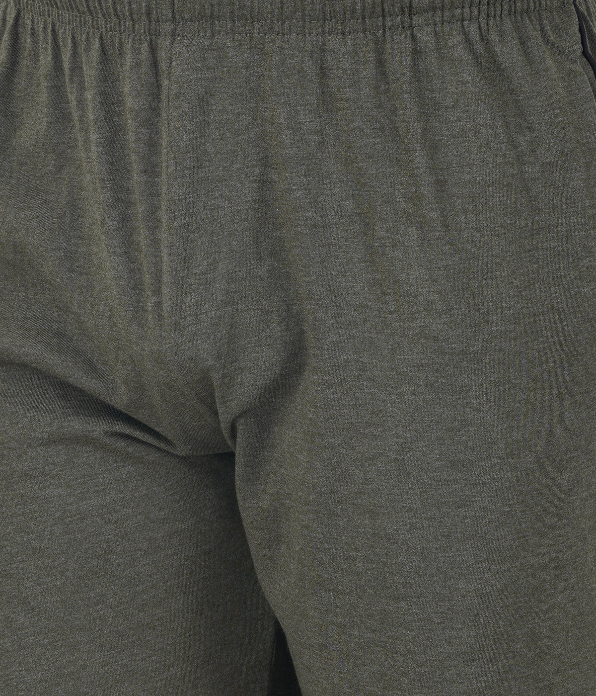 Olive Melange Piping Shorts -Style #0504