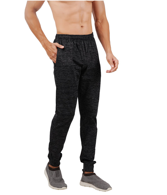 Black Grindle Bottom Rib Track Pant- Style #417