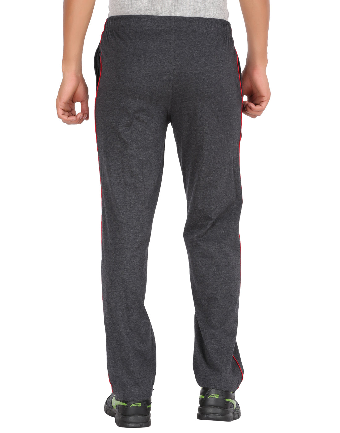 Charcoal Melange Piping Track Pant -Style #0405